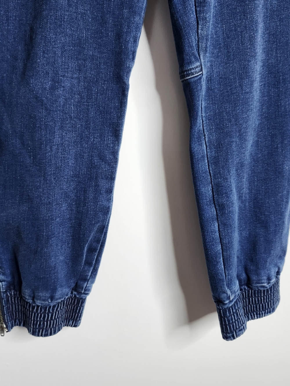 J Brand Arkin Zip Ankle Jogger Womens 29 Intrepid Denim Blue Utility Jeans - Picture 4 of 14